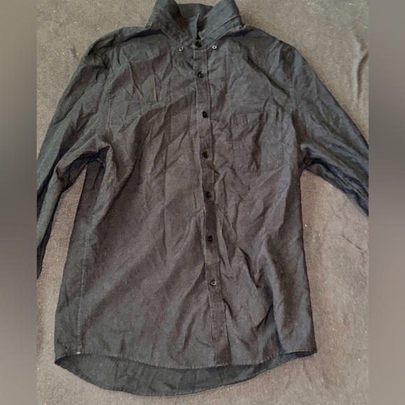 VIEW LOS ANGELES Black Button Down Shirt XL Very Clean Look GREAT CONDITION - Picture 1 of 5